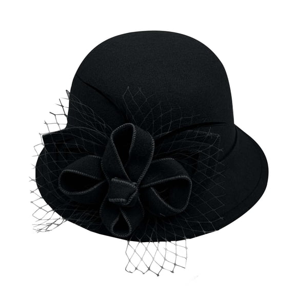 Harpily Hats for Women Vintage Cloche Bowler Church Wedding Dress Sunshade Fascinator Fedoras Derby Hats Stylish Fisherman's Hat Elegant Round Top Bucket Hat