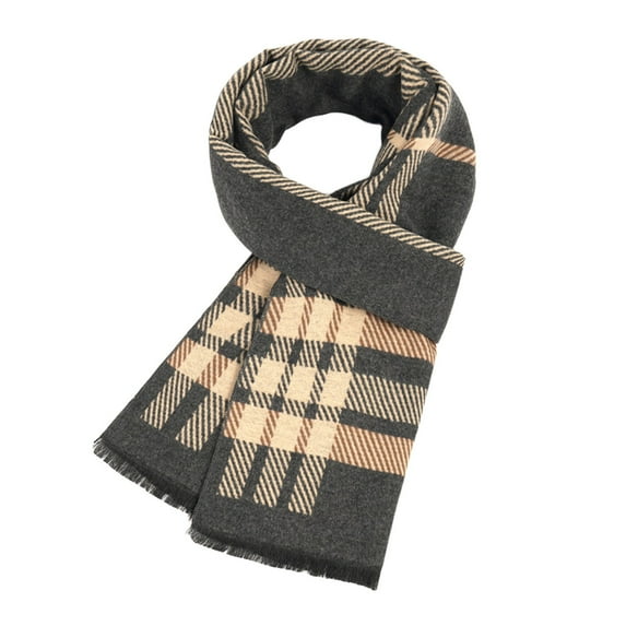 Harpily Head Scarf for Women Winter Mens Fashion Warm Long Soft Plaid All Matching Scarf Hair Scarf for Women