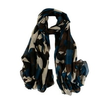 Harpily Head Scarf for Women Women Fashion Camouflage Women's Shawl Pashmina Stole Scarf Scarves Hair Scarf for Women