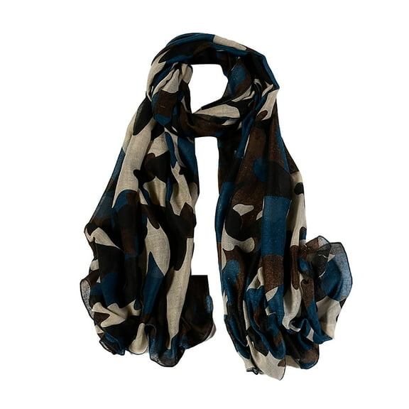 Harpily Head Scarf for Women Women Fashion Camouflage Women's Shawl Pashmina Stole Scarf Scarves Hair Scarf for Women