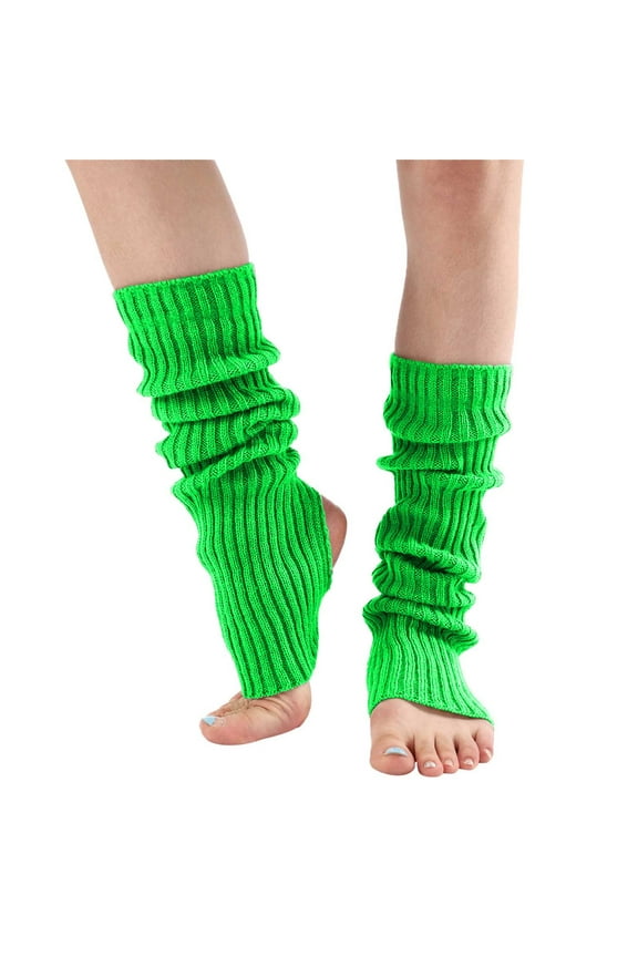 High Thigh Leg Warmers for Women Long Leg Warmer Womens Men 80s Ribbed Knit Dance Sports Leg Warmer Warm Thermal Socks,