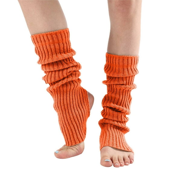 Harpily High Thigh Leg Warmers for Women Long Leg Warmer Womens Men 80s Ribbed Knit Dance Sports Leg Warmer Warm Thermal Socks,