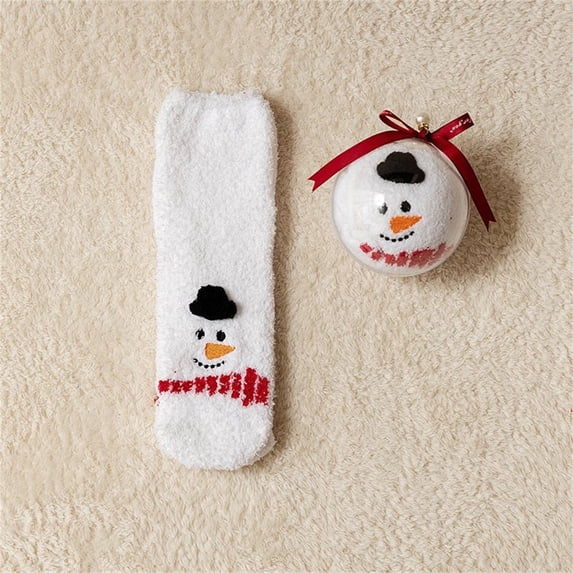 Harpily Mid Calf Socks for Women Christmas Themed Cute Fun Cozy Fluffy with Complimentary Gifts Fuzzy Socks for Party Wear or Daily Use