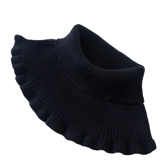 Harpily Neckerchief for Women Women's Turtleneck Dickey Collar Knitted Detachable Collars Mock High Turtleneck Dickey Collar For Women Girl Head Scarf for Women