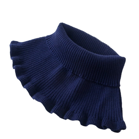 Harpily Neckerchief for Women Women's Turtleneck Dickey Collar Knitted Detachable Collars Mock High Turtleneck Dickey Collar For Women Girl Head Scarf for Women