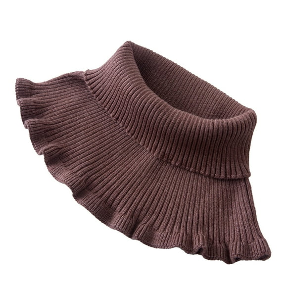 Harpily Neckerchief for Women Women's Turtleneck Dickey Collar Knitted Detachable Collars Mock High Turtleneck Dickey Collar For Women Girl Head Scarf for Women