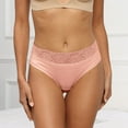 thumbnail image 1 of Harpily Panties for Women Multi Color Lace Decor Wide Breathable Medium High Waist Soft Stretch Daily Underwear, 1 of 4