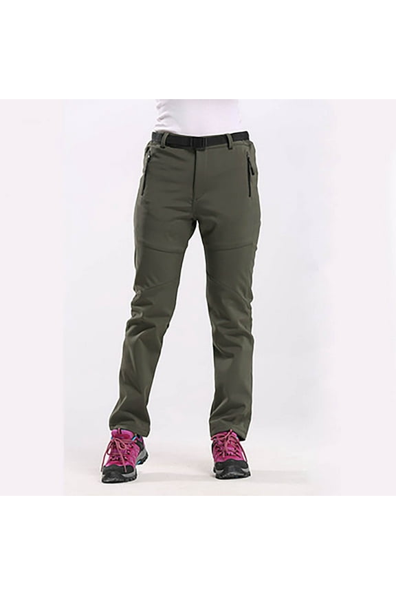 Plus Size Pants Womens Plush Rain Pants Water Proof Hiking Pants Over Pants Windproof Outdoor Fishing Rain Gear AG S