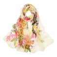 thumbnail image 1 of Harpily Scarf for Women Lightweight Neck Floral Colorful Printed Elegant Purse Scarf Shawls for Wedding Party Evening Beach, 1 of 2