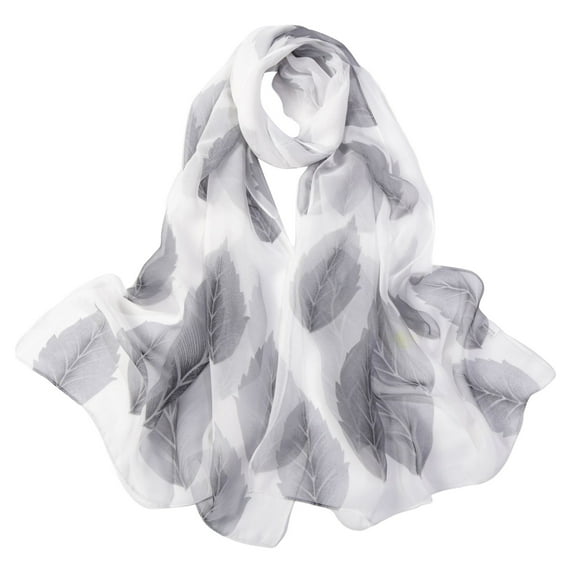 Harpily Sheer Chiffon Women Scarfs For Women Lightweight Print Floral Pattern Scarf Shawl Fashion Scarves Shawls And For Spring Chiffon Evening Shawl Scarf