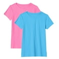 thumbnail image 1 of Harpily Shirts for Women Of Short Stretch 2 2PCS Pack Womens T-Shirt Crewneck Sleeve Women's T-Shirts, 1 of 6