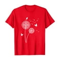 thumbnail image 1 of Harpily Shirts for Women Shirts Women's Cute Round Neck Sunflower Wildflower Flower Lovers Graphic Casual Printed Tee Tops, 1 of 3