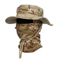 thumbnail image 1 of Harpily Sun Hats for Men Wide Brim Camo Military With Multifunctional Neck Gaiter Set Adjustable Windproof Boonie Hat Set Sun Protection Hat, 1 of 2
