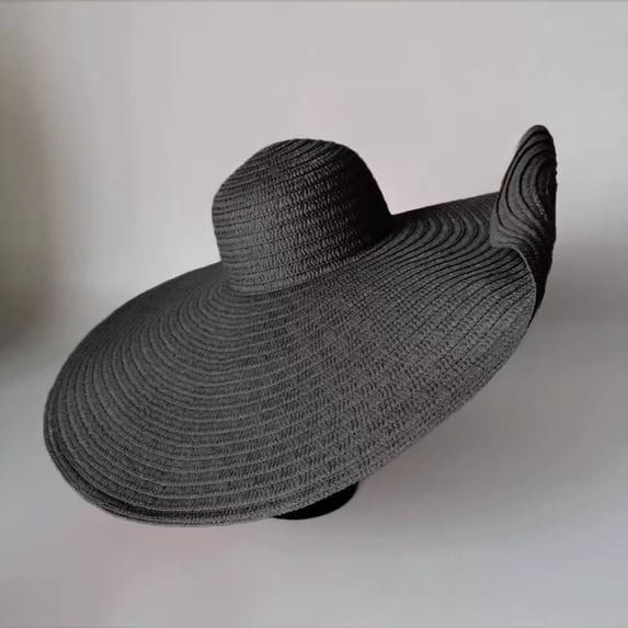 Harpily Sun Hats for Women Oversized Wide Brim Foldable Packable Wind Resistant Fishermen Hat for Camping Hiking Beach Hat