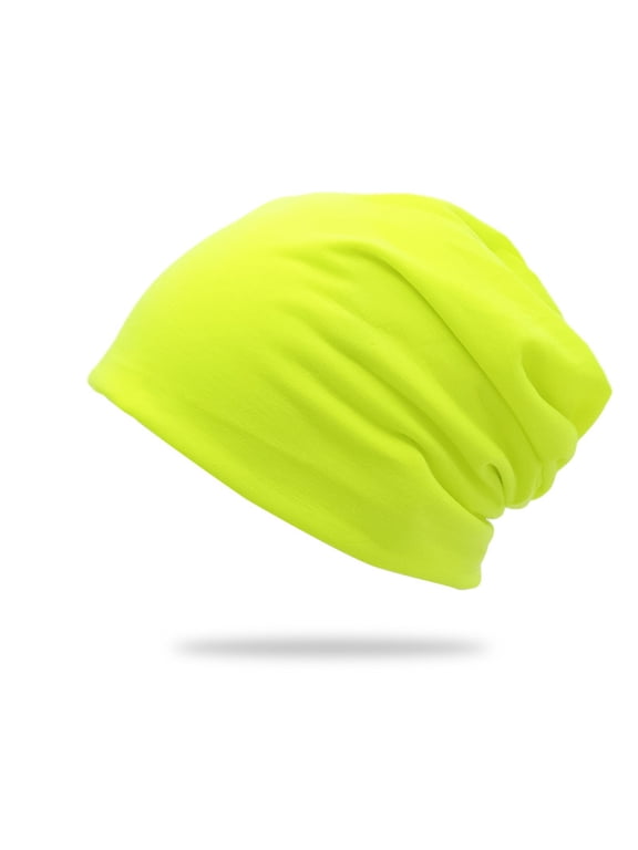 Unisex Beanie Hat Oversized Elastic Skin Friendly Oversized Slouchy Knitted Classic Relaxed Wind Resistant Skull Cap