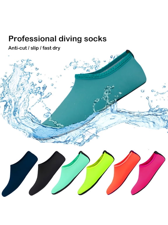 Unisex Socks Quick Dry Polyester Spandex Anti Slip Portable Stretch Multiple Sizes Breathable Elastic Socks for Cycling Yoga Training