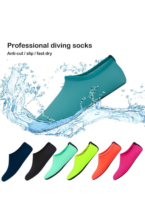 Unisex Socks Quick Dry Polyester Spandex Anti Slip Portable Stretch Multiple Sizes Breathable Elastic Socks for Cycling Yoga Training