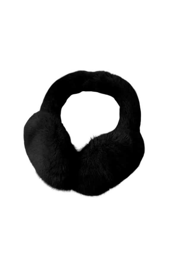 Winter Wool Ear Muffs for Men and Women Unisex Warm Faux Furry Winter Outdoor EarMuffs Foldable Ear Warmer Unise Soft Cozy Outdoor Ear Warmer
