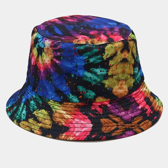 Bucket Hat Harpily Women Trendy Allover Print Foldable Sun Protection Lightweight Polyester Fabric for Summer Beach Walking Fisherman Hat
