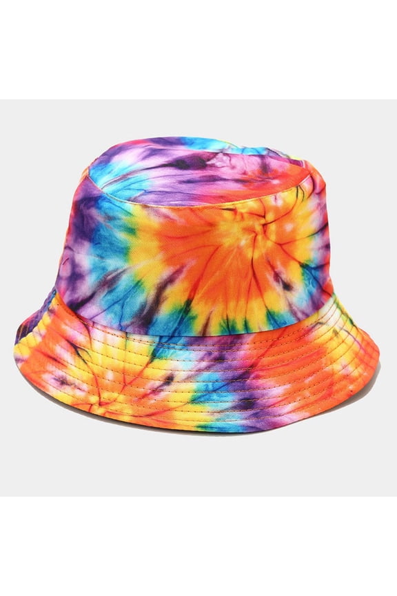 Women Bucket Hats Trendy Allover Print Foldable Sun Protection Lightweight Polyester Fabric for Summer Beach Walking Fisherman Hat
