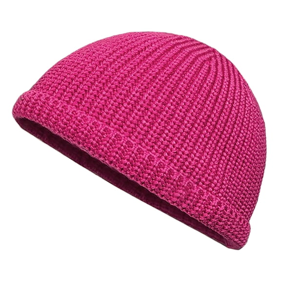 Harpily Women Men Girls Boys Teens Winter Warm Hat Autumn And Winter Hats Children's Dog Embroidery Rolled Edge Knitted Hats Warm Ear Woolen Hats Pullover Hats Beanie Hat,