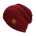 thumbnail image 1 of Harpily Women Men Girls Boys Teens Winter Warm Hat Men Womens Autumn And Winter Fashion Warm Pullover Hat Stacking Cap Ear Cap Frost Proof Cap Beanie Hat,, 1 of 5