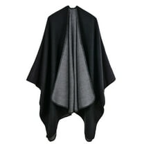 Harpily Women's Shawl Wrap Poncho Ruana Cape Open Front Cardigan Shawls for Fall Winter