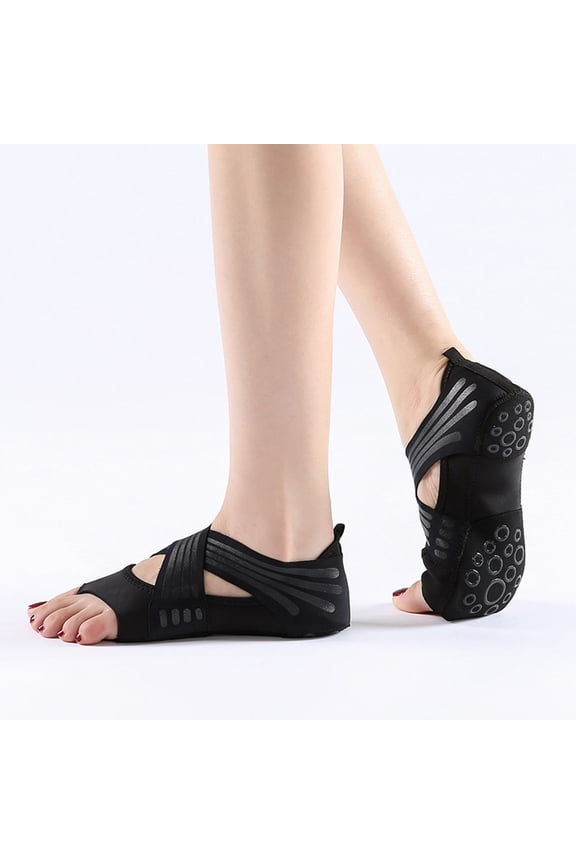 Womens Five Toe Socks Soft Split Toe Anti-Slip Breathable Training Socks for Yoga Pilates Ballet Indoor Dance