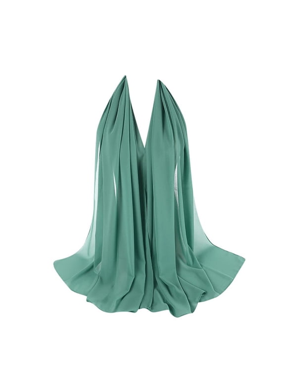 Womens Muslim Hijabs Crinkle Chiffon Elegant Plain Crinkle Voile Headscarf Bubble Design Long Wrap Shawl Versatile Styling Headwear Ideal