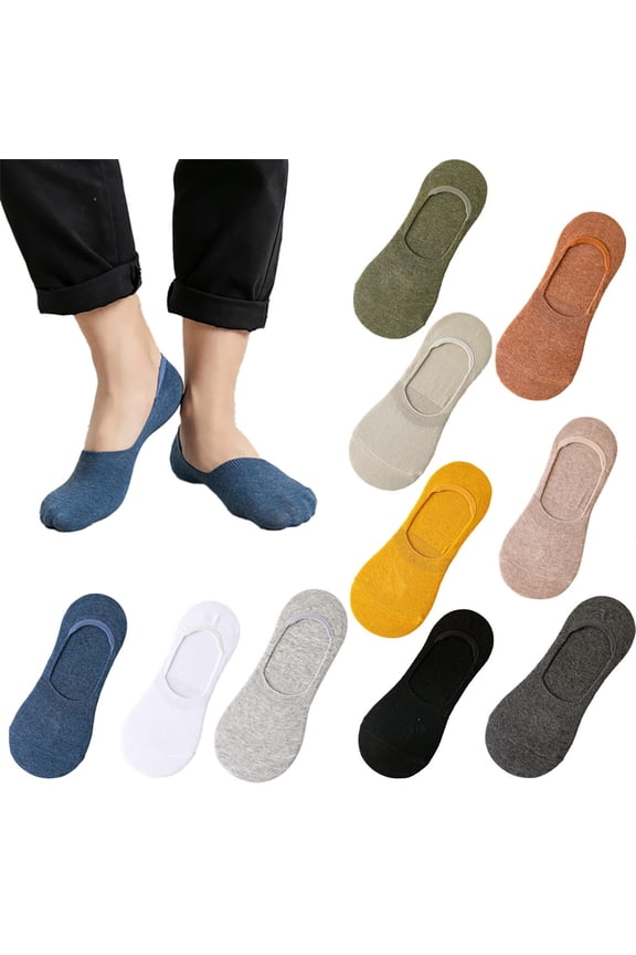Womens Socks Summer Solid Tone Invisible U Shaped Anti Slip Hidden Liner No Show Boat Socks for Daily Casual Foot Wear
