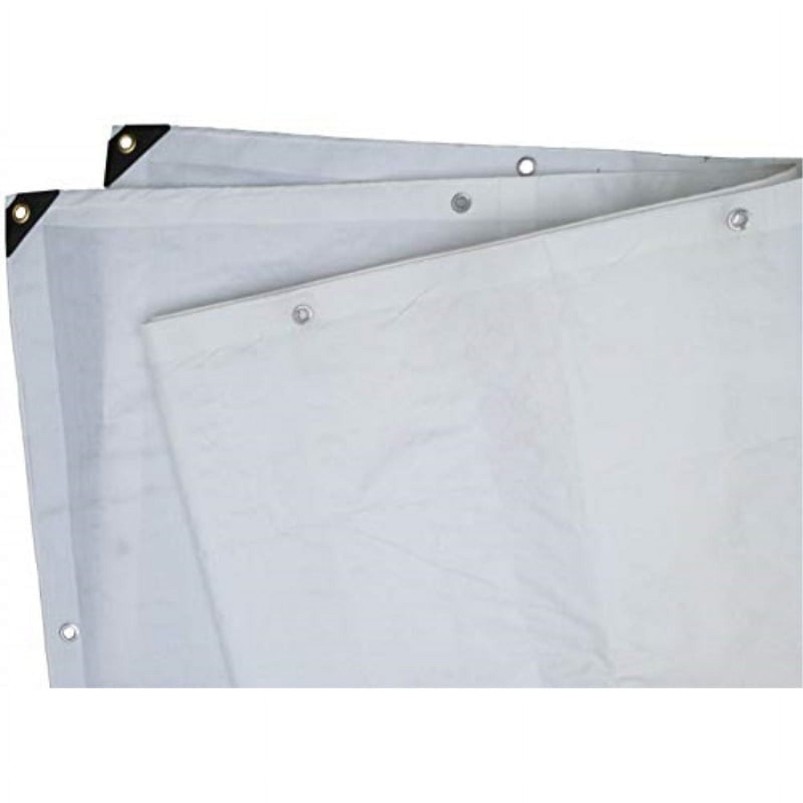 Harpster Tarps 10' x 30' Heavy Duty White 6 oz. Poly Tarp 12 Mil
