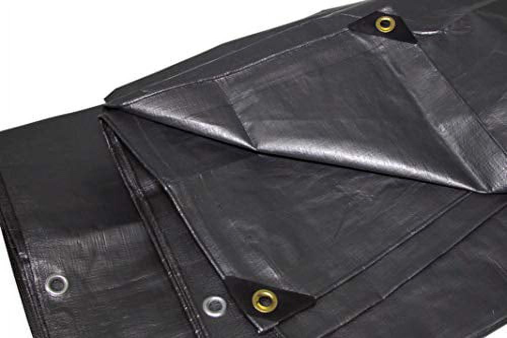 Harpster Tarps 16' x 20' Heavy Duty Silver 6 oz. Poly Tarp 12 Mil ...