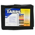 thumbnail image 1 of Harpster Tarps 20 ft. x 20 ft. Heavy Duty 6 oz. Black Poly Tarp 12 Mil Thick, 1 of 6