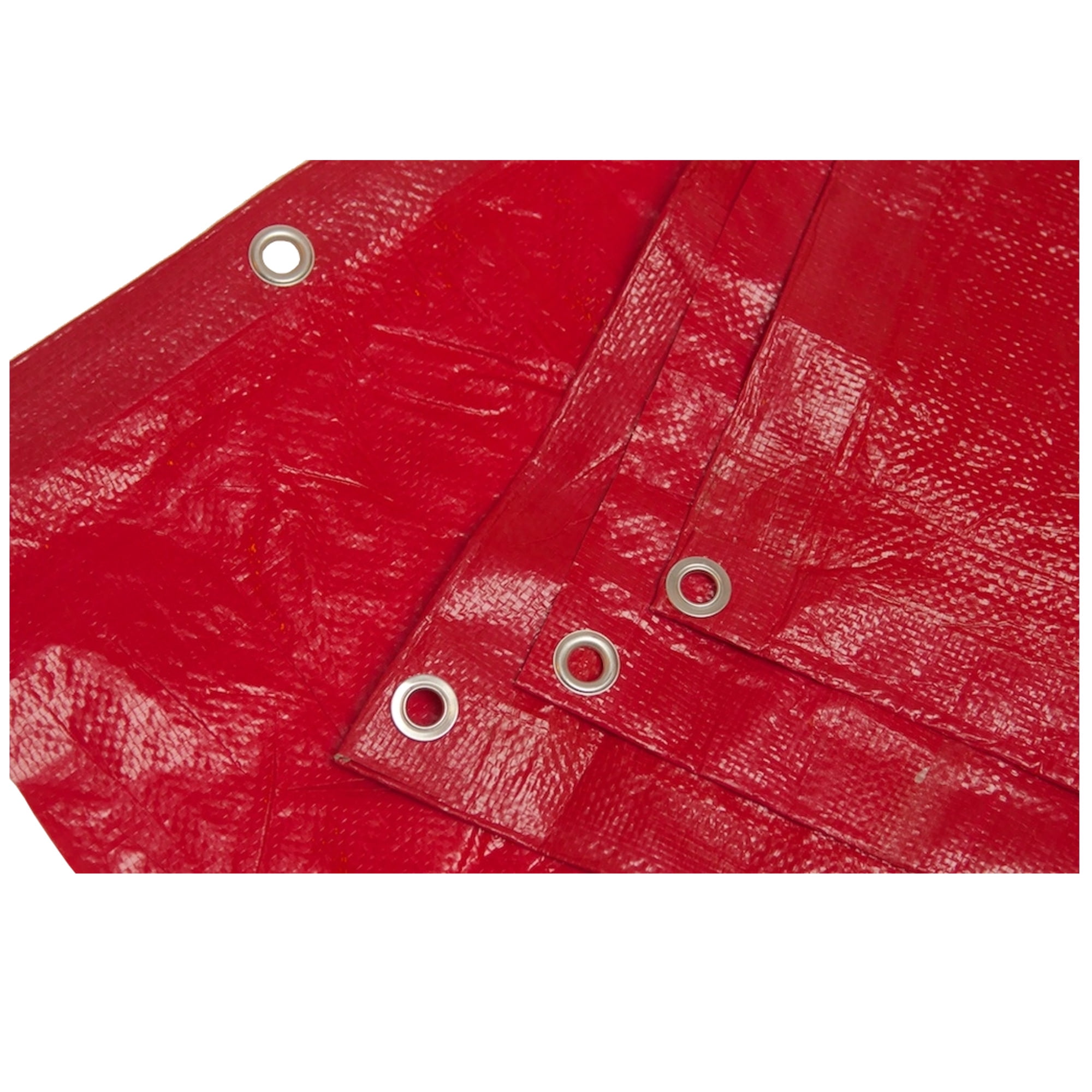 Harpster Tarps 20' x 30' High Visibility RED 3.3 oz. Poly Tarp 8 Mil