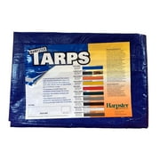 Harpster Tarps 5 ft. x 20 ft. Blue 2.9 oz. Lightweight Economy Polyethylene Tarp 6 Mil