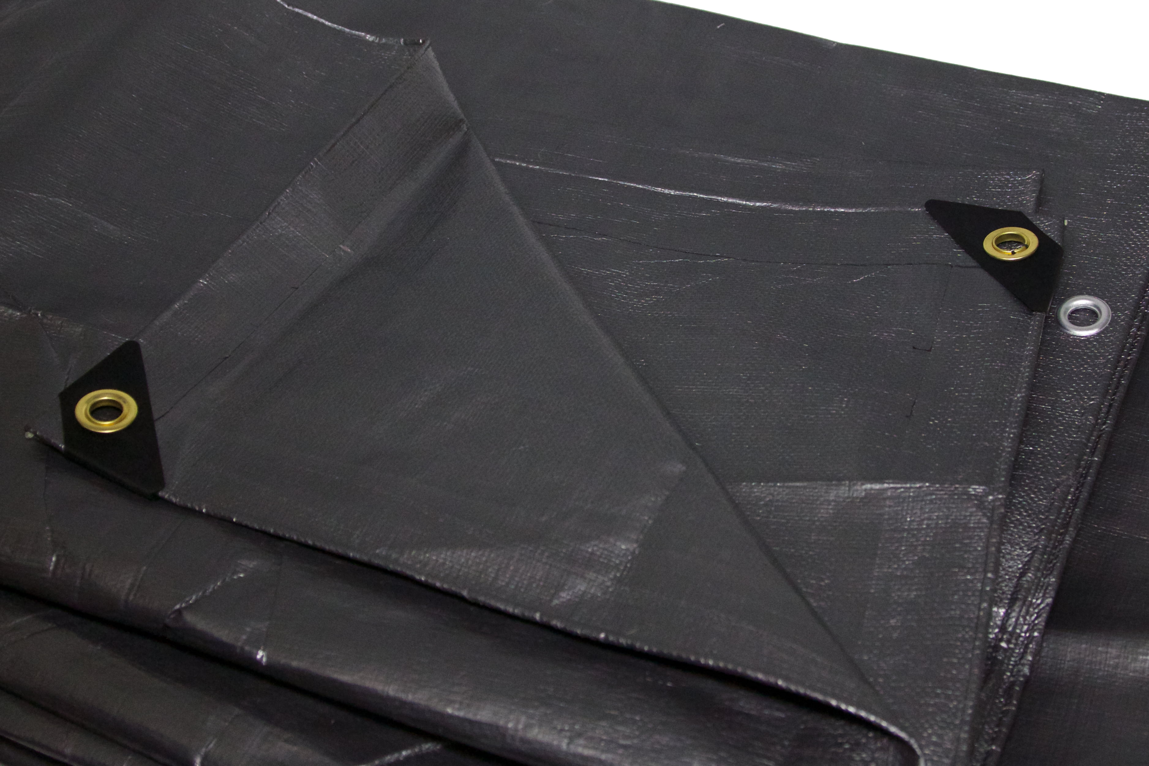 Harpster Tarps 6' x 8' Heavy Duty Silver 6 oz. Poly Tarp 12 Mil