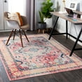 thumbnail image 1 of Harput Light Pink 6'7" x 9' Traditional Rectangle Area Rug, 1 of 6