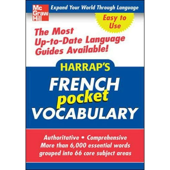Pre-Owned Harrap's Pocket French Vocabulary (Harrap's language Guides) (Paperback) 007162905X 9780071629058