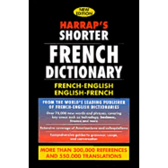 Pre-Owned Harrap's Shorter Dictionnaire: Anglais-Francais / Francais-Anglais (Hardcover 9780028605708) by Harrap's Publishing