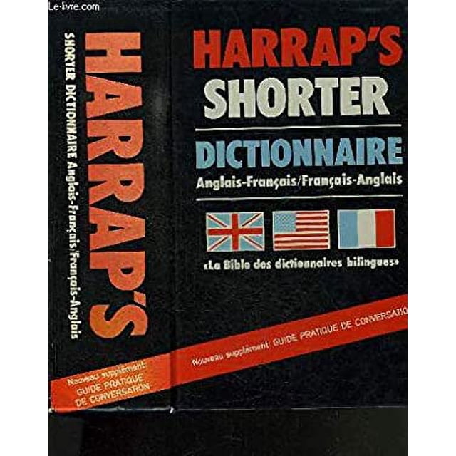 Harrap's Shorter FrenchEnglish Dictionary 9780245545030 Used / Preowned
