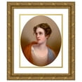 thumbnail image 1 of Harriet Cany Peale 15x17 Gold Ornate Wood Frame and Double Matted Museum Art Print Titled - Agatharkhis (1848), 1 of 4