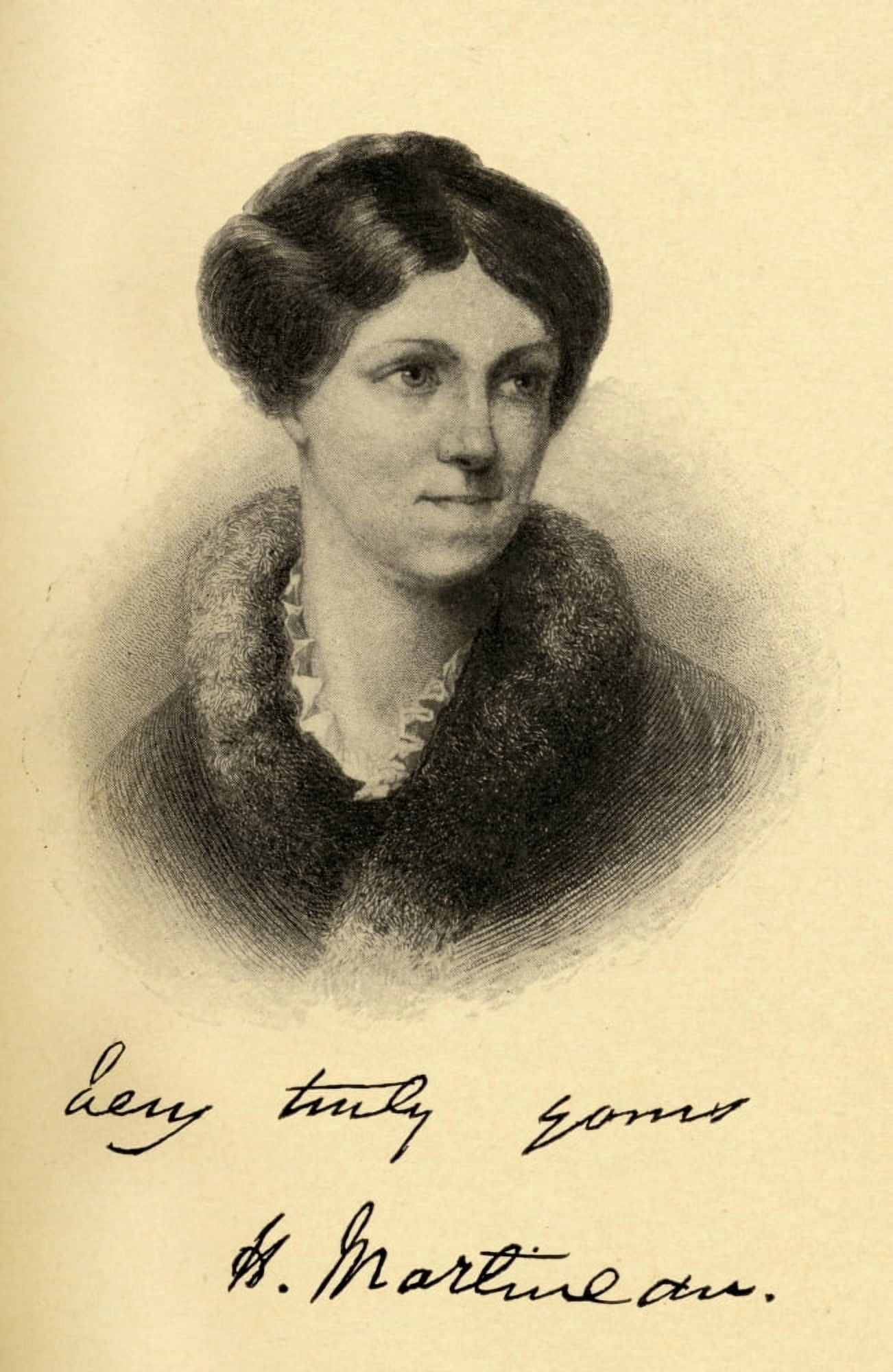 Harriet Martineau 1802-1876 English Social Reformer And Author Poet And Philosopher Canvas Art - Ken Welsh Design Pics (12 x 18)
