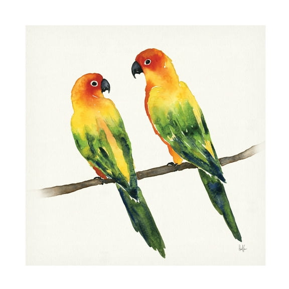 Harriet Sussman 'Tropical Fun Bird III' Canvas Art