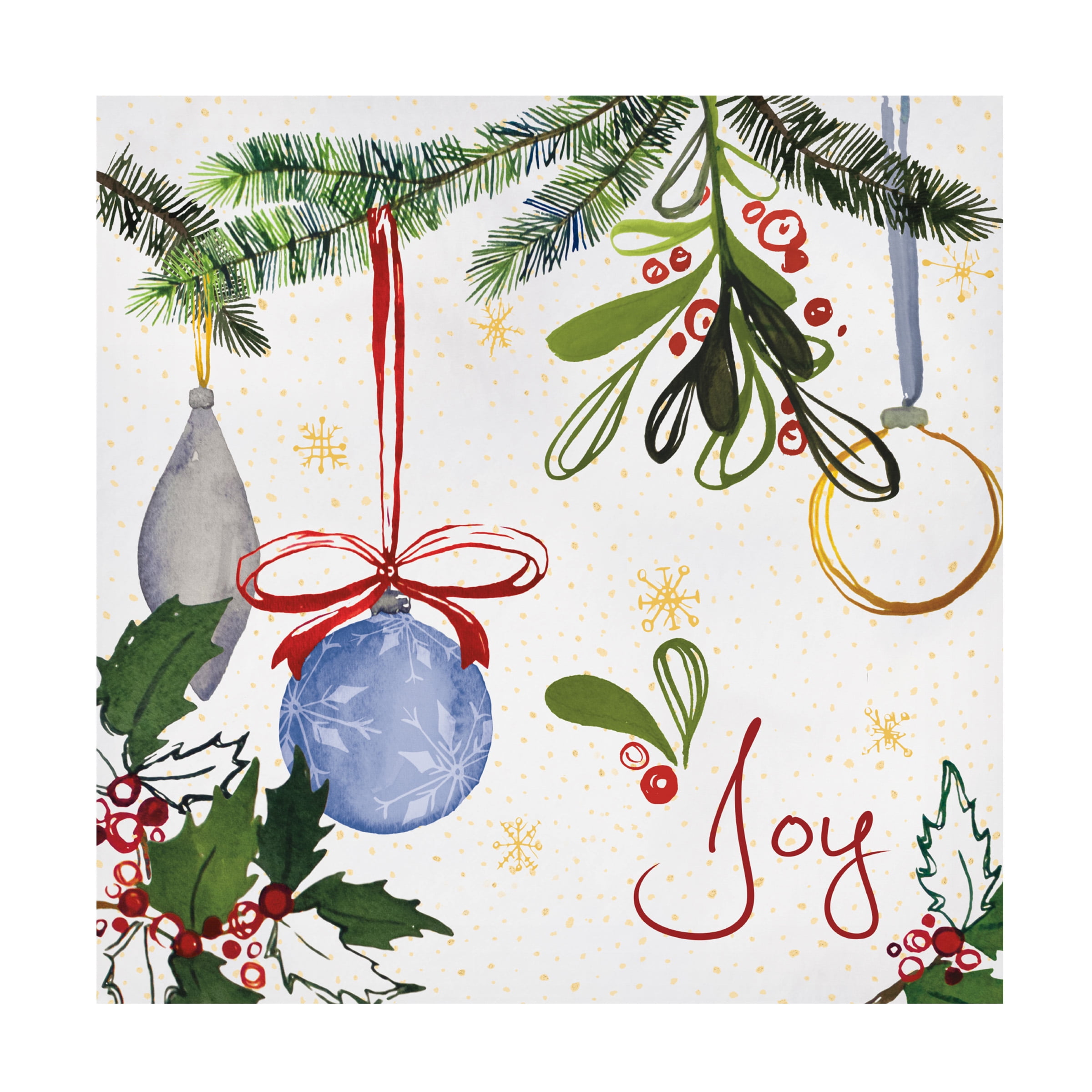Harriet Sussman 'Watercolor Christmas I' Canvas Art