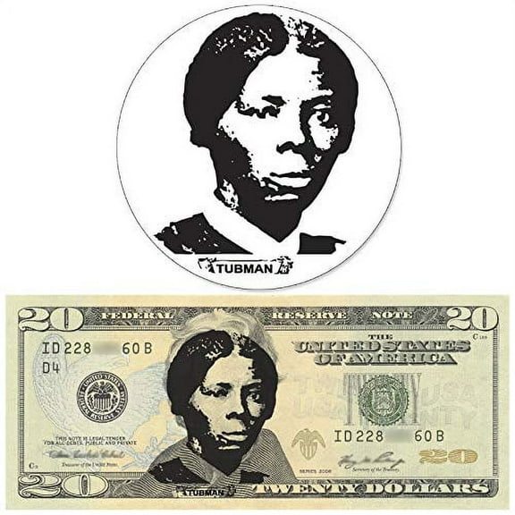 Harriet Tubman 2" Self Inking Stamp - Perfect for $20 Bills