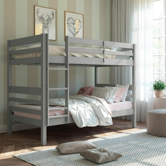 Harriet Twin Twin Bunkbed - Gray