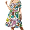 thumbnail image 1 of Harring Popular Pattern Sleeveless Dress Summer dresses for women evening dresses ladies Bridesmaid dress woman, 1 of 6