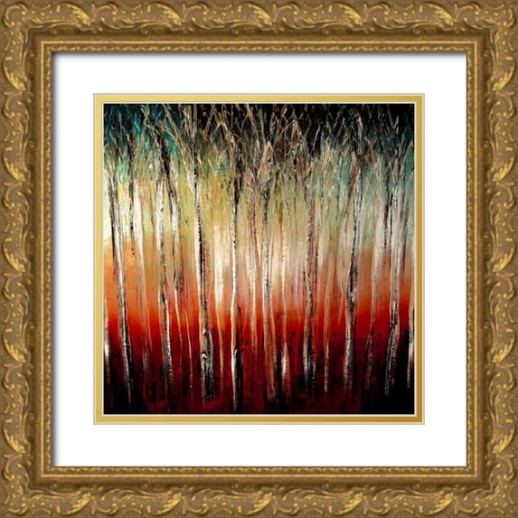 Harrington, Danielle 26x26 Gold Ornate Wood Framed with Double Matting Museum Art Print Titled - Sunset