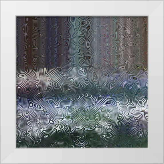 Harrington, Danielle 26x26 White Modern Wood Framed Museum Art Print Titled - Waterfall I
