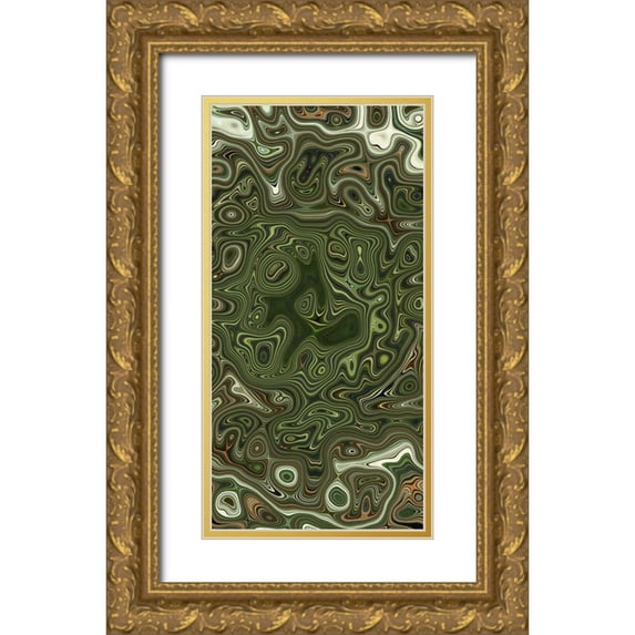 Harrington, Danielle 9x14 Gold Ornate Wood Framed with Double Matting Museum Art Print Titled - Rock Formations II